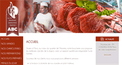 Desktop Screenshot of boucherieabc.com